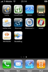 BodeBlog als Icon auf dem IPhone