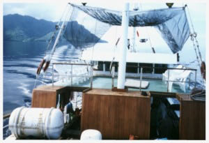 Oberdeck der Ciska