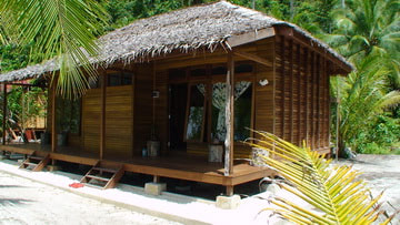Doppelbungalow noch im Bau