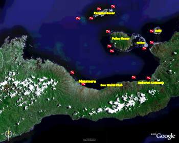 dive sites in Maumere