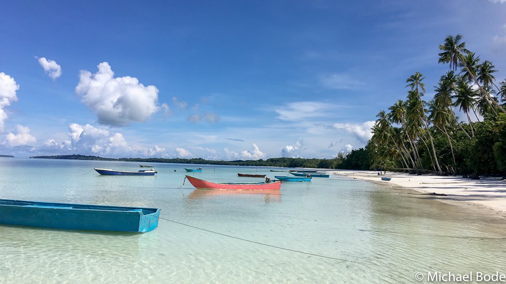 Kei Islands: Fishing boats on the beach