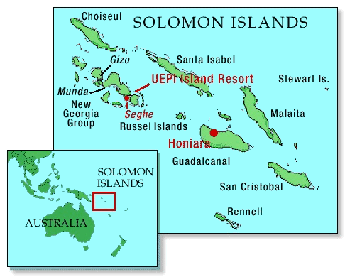 Karte: Salomonen