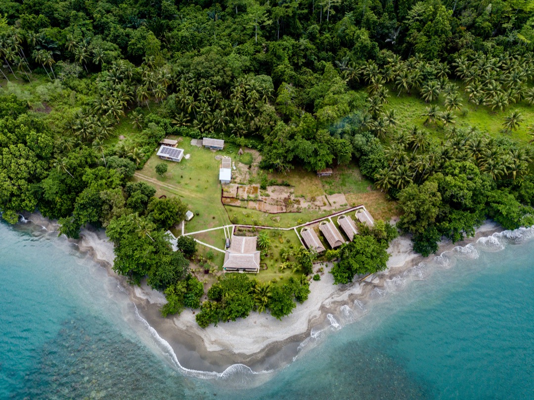 Nakaela Lodge von oben