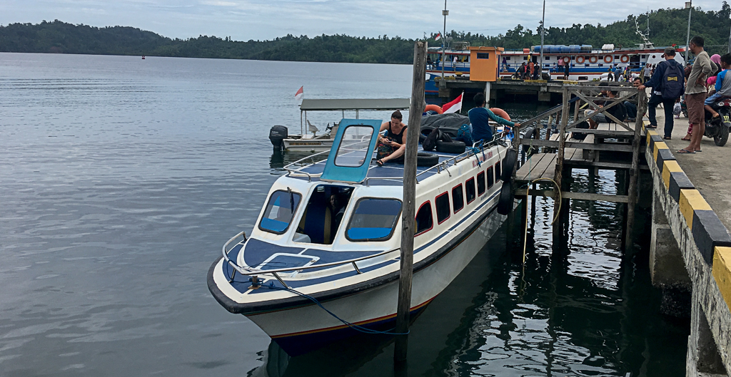 Fast ferry to Ampana