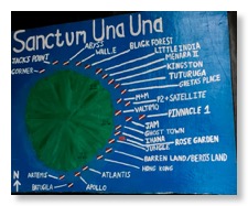 Dive sites of Una Una