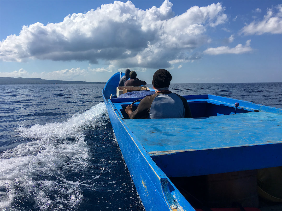Travelling on a Bajo boat to Tomia Island