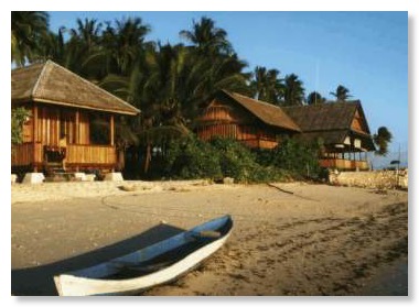 Wakatobi Dive Resort bunhalow and longhouse