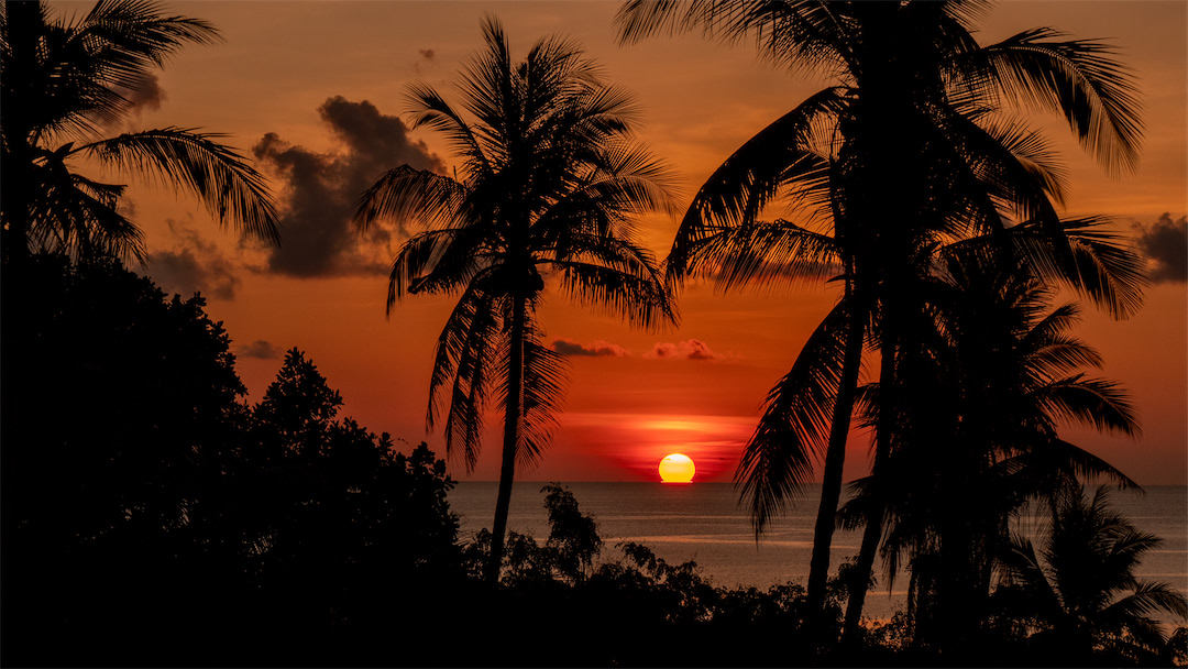 Sonnenuntergang in Tomia